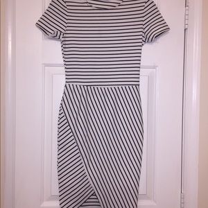 White and Black Zara Dress